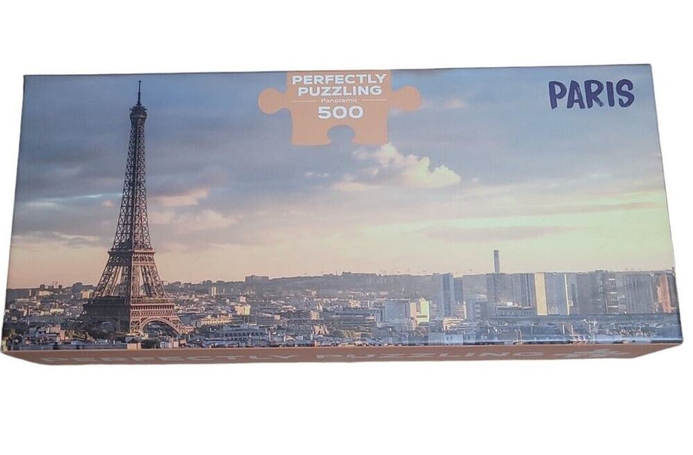 Talking Tables Perfectly Puzzling Panoramic PARIS Puzzle 500 Pieces 29.5X10